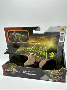 Figura de acción de dinosaurio Jurassic World Strike Attack Yuxisaurus - Mattel JGB77 - Imagen 1 de 7