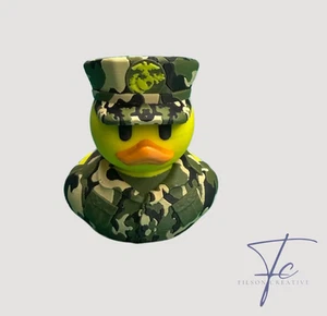 Anatra del Corpo dei Marines degli Stati Uniti, mimetica alta 2,5 pollici ๐ฆ/ Jeep Duck. OIIIIIIIO โ๏ธ - Foto 1 di 5