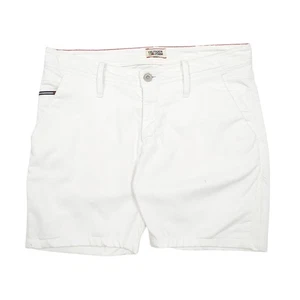 TOMMY HILFIGER White Denim Jeans Cotton Shorts Mens W31 - Picture 1 of 6