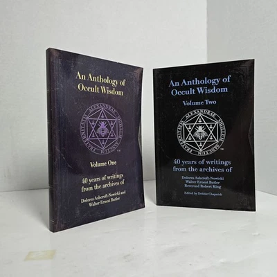 An Anthology of Occult Wisdom Volumes One & Two by Ashcroft-Nowicki & Butler HTF - Image 1 of 4