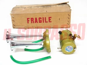 AKUSTISCHE WARNTROMPETEN 12V FIAT 500 600 850 1100 124 125 A.R GIULIA GT 1900 - Bild 1 von 4