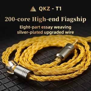 8-Strand KZ Earphone Cable Upgrade Cord KZ Wired Headphones  For ZXN ZXT VK4 - Picture 1 of 15