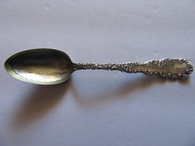 华莱士·韦弗利手柄 5 5/8 英寸纯银纪念品勺子里士满 Va。 — 第 1/4 张图片