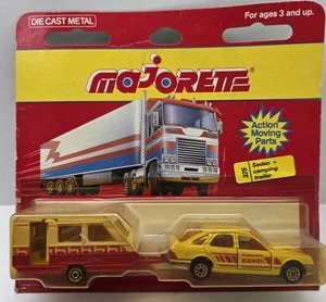 Oldtimer Majorette Limousine & Campinganhänger Nr.325 Frankreich 1:70 Ford Sierra - Bild 1 von 7