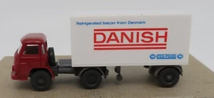 WIKING HO 1/87 MAN Semi Trailer Danish Food Denmark Fresh Lard - Picture 1 of 6