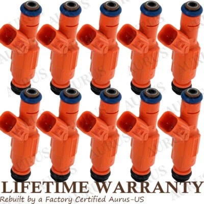 Топливная форсунка x10 OEM BOSCH для 2000 01 02 03 04 Ford F-350 Super Duty 6,8 л F350 - Изображение 1 из 4