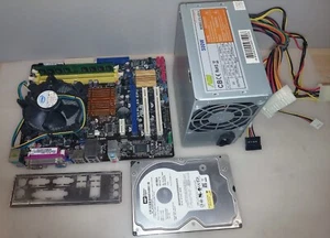 SCHEDA MADRE ASUS P5KPL-AM EPU, dual E5300 2,6 GHz+1GB RAM+120GB HD+PS 500W - Foto 1 di 14