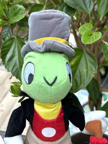 Mini Jiminy Cricket Pinocchio Disney Store Plush - Stuffed Animal 8" With Tags Cover