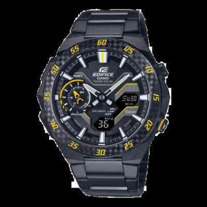 CASIO EDIFICE WINDFLOW ECB-2200RC-1A9 Solar Stainless Steel Black Mobile Link - Bild 1 von 4