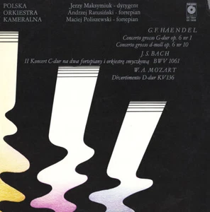 2LP BACH Concerto 2 Pianos HANDEL C Grosso MOZART Divertimento K.136 MAKSYMIUK - Picture 1 of 3