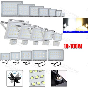 LED Fluter Strahler mit Bewegungsmelder SMD IP67 Außen Scheinwerfer Flutlicht DE - Bild 1 von 27
