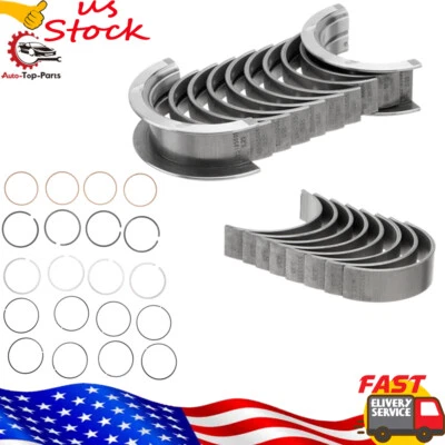STD Main and Rod Bearings Set with Piston Rings for Buick Encore 1.4L 2013-2015 - Image 1 of 4