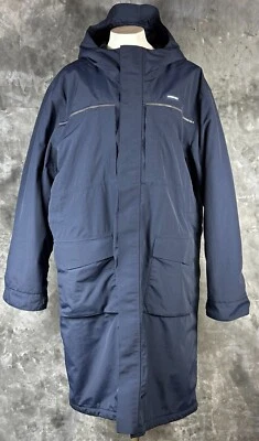 Abrigo Parka de Invierno Pesado con Capucha Azul Lands End para Hombre Talla XXL 50-52 (13985) Foto 1 de 4