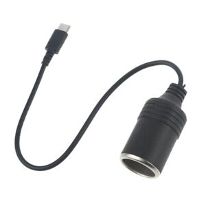 Type C PD to 12V 5A Car Socket for Driving Recorder, Electronic Dog, Car