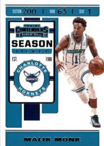 2019-20 Panini Contenders Basketball #75 Malik Monk - Picture 1 of 2