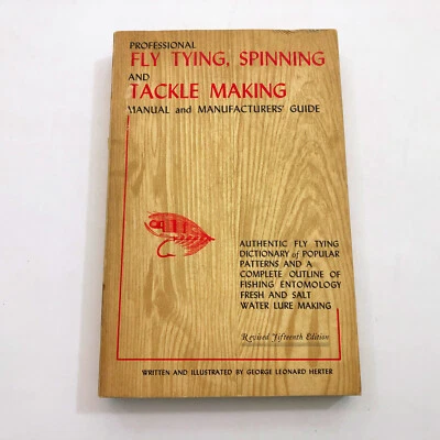 Professional Fly Tying Spinning & Tackle Making Manual PB 15th Revised Edition - Image 1 of 4
