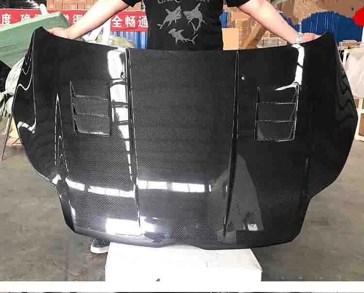 Cubierta del panel del capó del capó del motor de fibra de carbono estilo RS para Ford Focus 12-14 Foto 1 de 3
