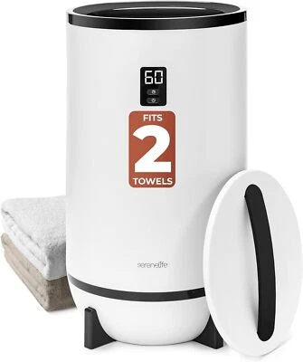 Cubo calentadores de toallas SereneLife con fragancia personalizada para spa y baño Foto 1 de 4