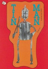 1985 WALT DISNEY RETURN TO OZ SINGLE TRADING STICKER #24 TIN MAN