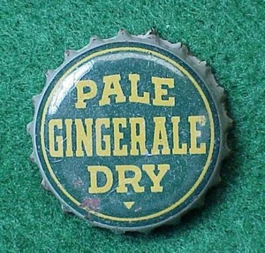 Pale Dry Ginger Ale Soda Bottle Cap - Cork & Wax Paper - 9A1 - Picture 1 of 2