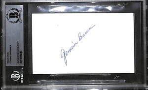 GERMAN BARRANCA SIGNED AUTO'D INDEX CARD IC BAS COA KANSAS CITY ROYALS REDS - Picture 1 of 5