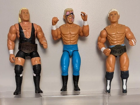 1990 1991 LOT 3 WCW GALOOB 14 INCH GIANT FLAIR STING SID VICIOUS VINTAGE RARE ** Cover