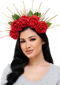 NEW KBW- Fatal Beauty Rose Crown - SALE RAVE EDC - Picture 1 of 2