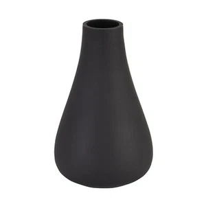 Black Tapered Glass Vase Black Glass Gifts & Accessories - Picture 1 of 4