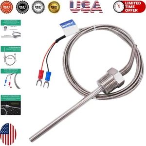 Reliable 2M K Type Thermocouple 304 Stainless Steel Temperature Probe 0~600℃ - Picture 1 of 9