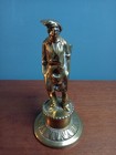 Victorian brass bar match striker 