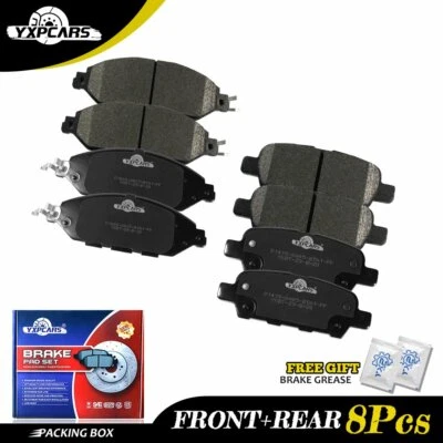 For 2013-2016 2017 2018 2019 Nissan Pathfinder Front & Rear Ceramic Brake Pads - Image 1 of 4