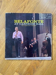 Belafonte at Carnegie Hall - the complete concert Vinyl LP Vintage 1959 - Picture 1 of 7
