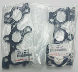 Toyota OEM 2JZ-GTE Exhaust Manifold Gasket To Head 17173-46040 /17198-46010 - Picture 1 of 1