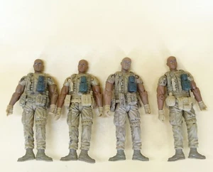 lot 4 BBI ELITE FORCE Special Forces Ops Force Figure Soldier Navy Delta 1/18 4" - Picture 1 of 6