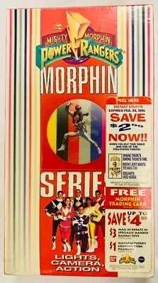 Mighty Morphin Power Rangers: Lights, Camera, Action VHS Sealed NEW Vintage RARE - Image 1 of 4