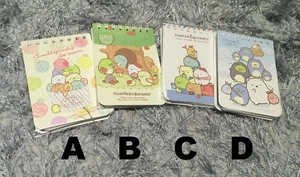 Sumikko Gurashi Small Size Note Books Diary Travel Memo Cute Animals To Do List - Picture 1 of 9