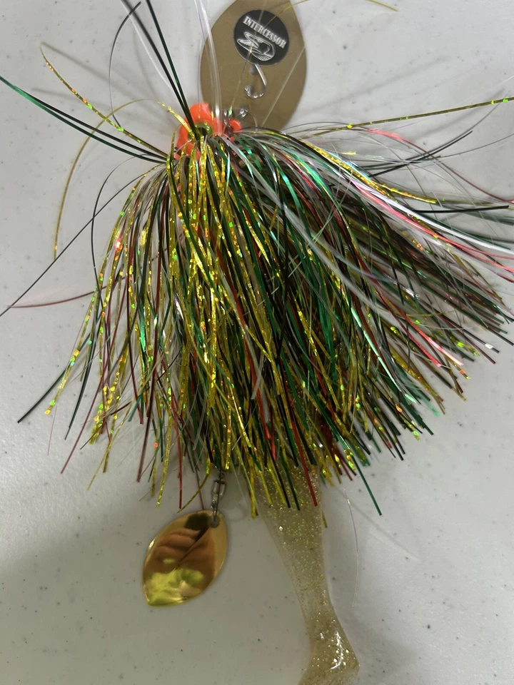 FISSHERMAN OF MEN musky muskie pike baits lures Chatter Bait/Swim bait Magnum Intercessor 3oz