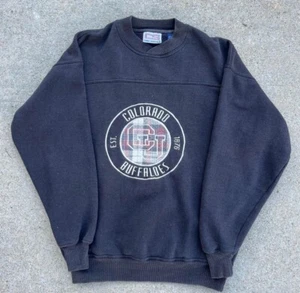 Vintage 90s Colorado Buffaloes Sweatshirt Men’s Medium Black NCAA - Bild 1 von 7
