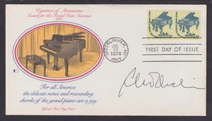 Peter Duchin (1937-), American pianist and band leader, signed 8.4c Piano FDC - Picture 1 of 1