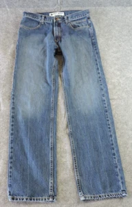 Genuine Harley Davidson Mens 34x34 Washout Distressed Denim Blue Jeans - Picture 1 of 16