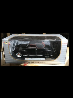1939 Lincoln Zephyr BLACK 1:18 Signature Models 18102 - Image 1 of 3