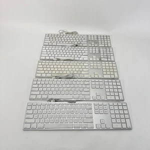 5 Stück ✅Getestet Grade-C Apple A1243 Tastaturen Verkabelt Aluminium Ultradünn - Bild 1 von 6