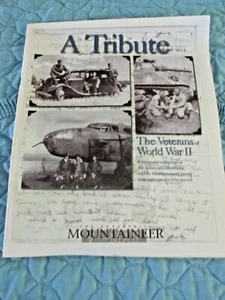 A Tribute Veterans of World War II~Haywood Co, NC~The Enterprise Mountaineer~'01 - Picture 1 of 4