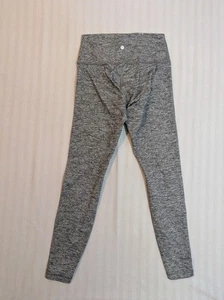 Lululemon Leggings Wunder Under Hi-rise Pants 8 Heathered Grey 28”Inseam - Picture 1 of 5