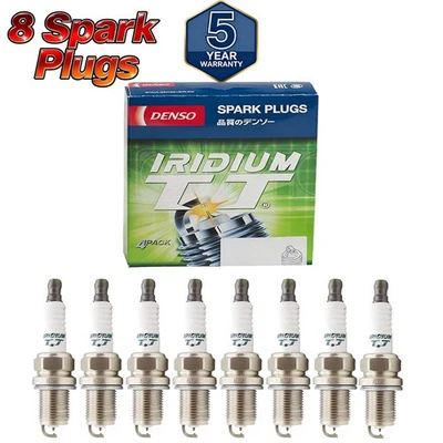 Set of 8 Denso Iridium TT Spark Plugs For COROLLA 1993-1997 L4-1.6L Jeep Scion - Image 1 of 4