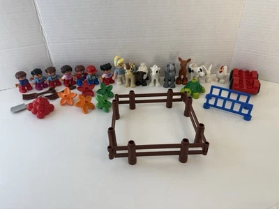 Lego Duplo Personas Figuras Piezas Misceláneas Lote Caballo Oveja Vaca Tortuga Foto 1 de 4