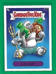 2022 Topps Garbage Pail Kids Book Worms Gross Adaptations Aqua Dan #23a - Picture 1 of 2