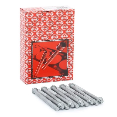 10x ELRING Jeu de vis de culasse Jeu de boulons de culasse de cylindre 820.262 - Photo 1/4