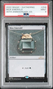 PSA9 MTG Mox Emerald 30th Anniversary Edition GEM MINT Magic: the Gathering - Bild 1 von 2