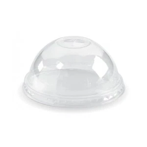 Biopak Lids Dome To Suit 300/700Ml X Slot Biocup 100 pack - Picture 1 of 4